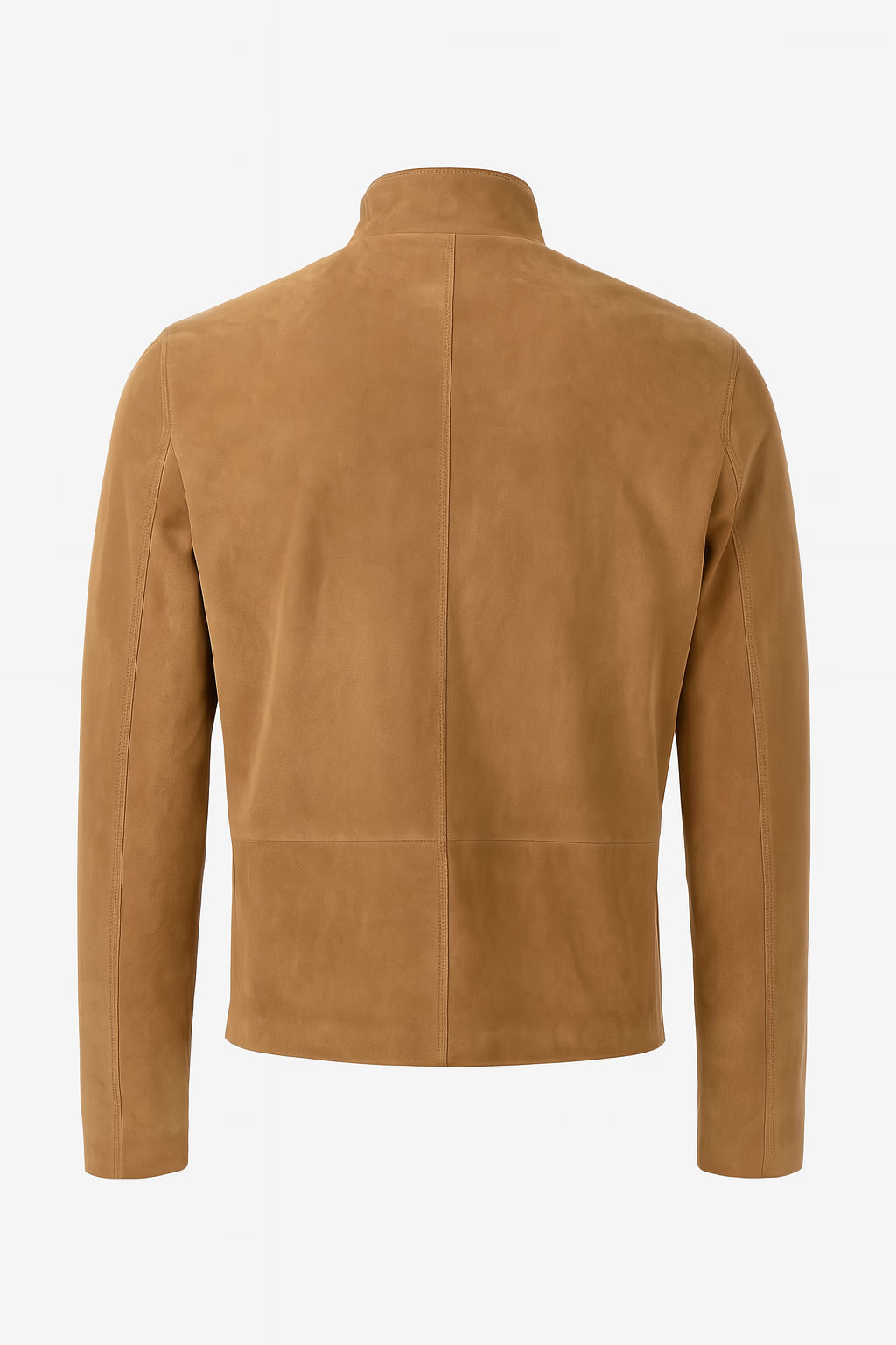 Original Bond’s Brown Suede Cafe Racer Leather Jacket