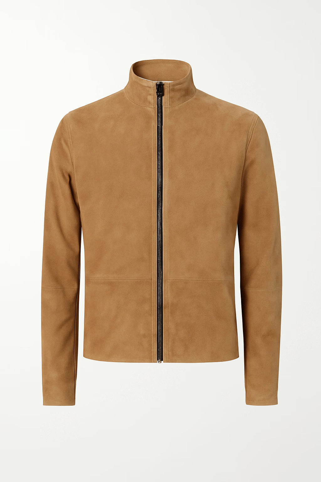 Original Bond’s Brown Suede Cafe Racer Leather Jacket