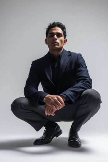 Bennett Navy Blue Wool Blazer