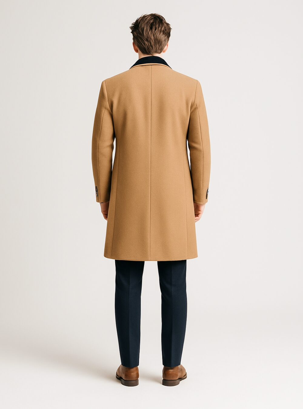 Radcliffe Camel Wool Chesterfield Coat