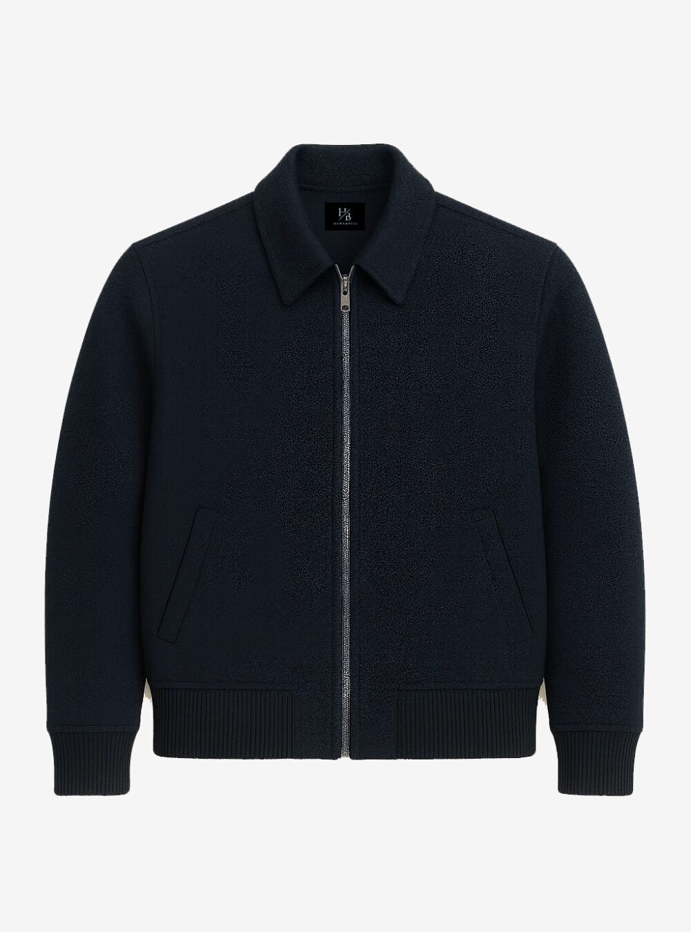 Alcott Navy Wool Harrington Jacket