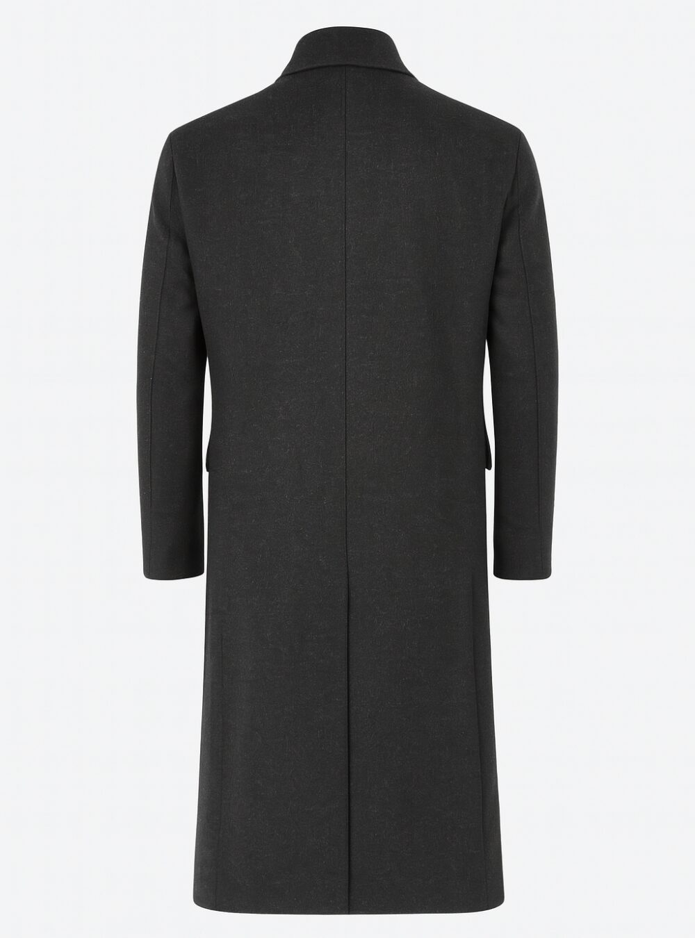 Benedict’s Black Wool Long Coat
