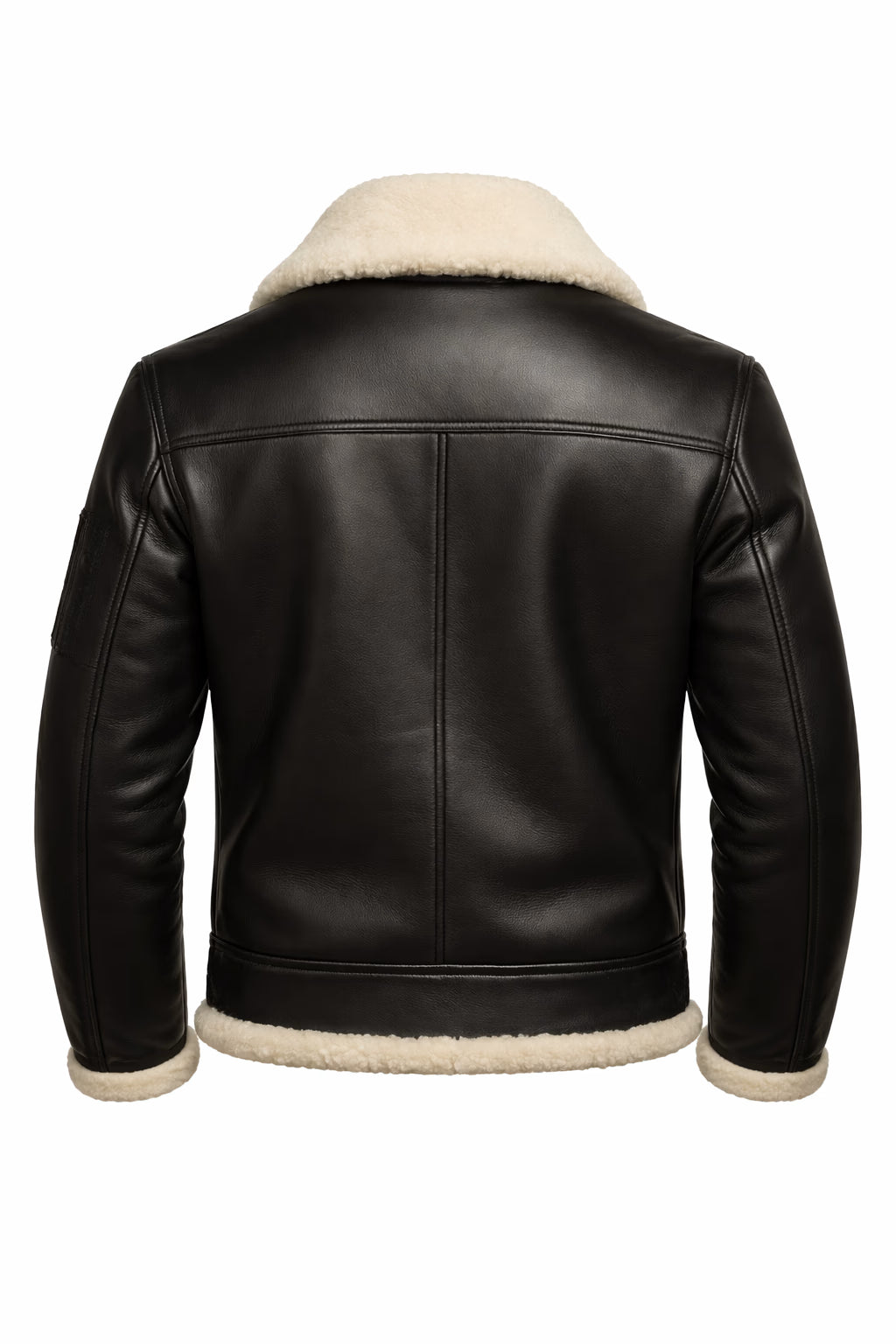 Cavendish Black Leather Aviator Jacket