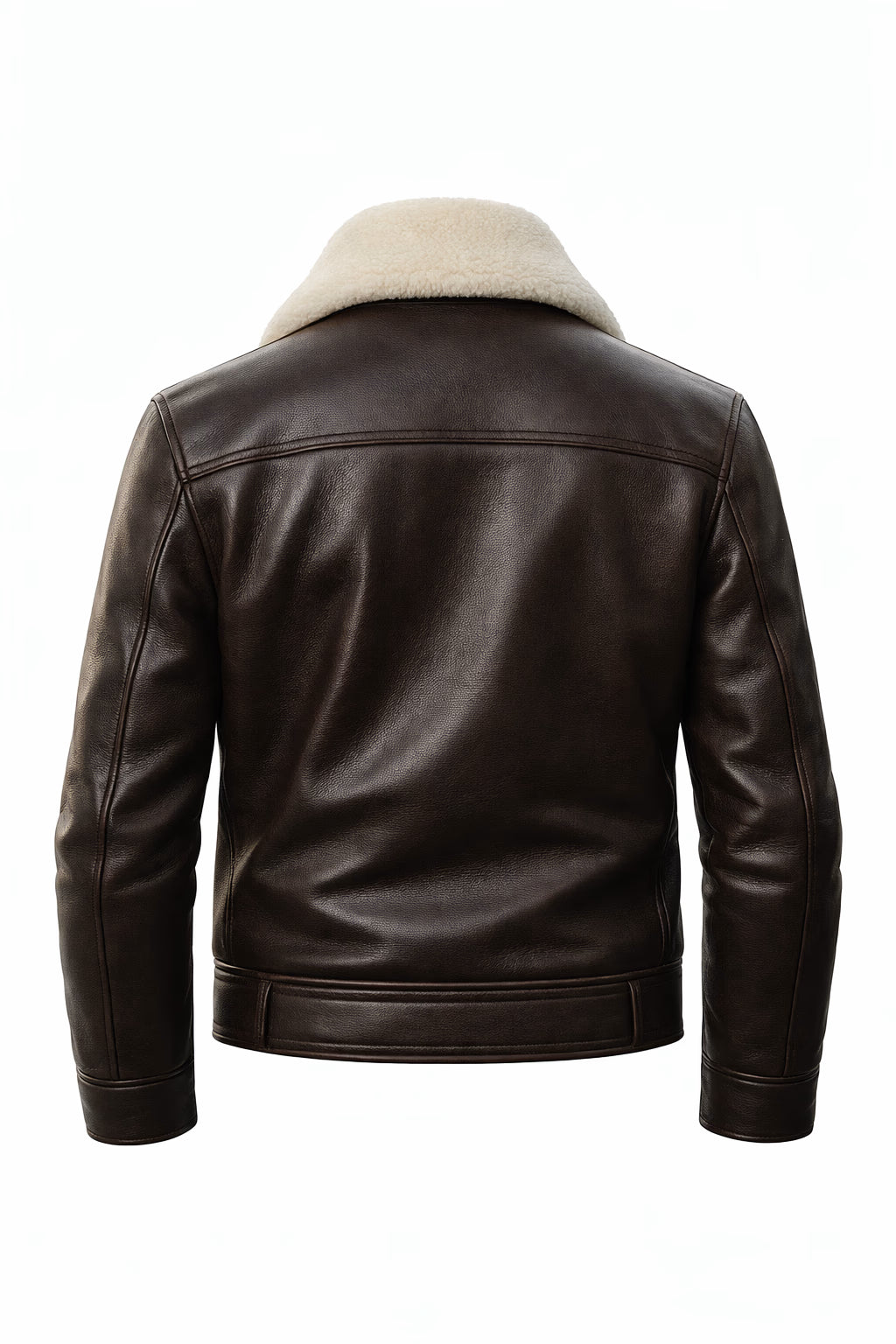 Stratton Dark Brown Leather Aviator Jacket