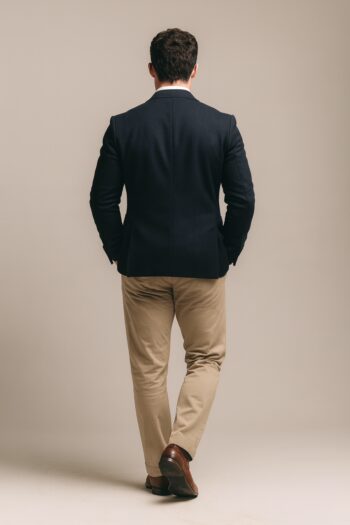 Dorian Navy Blue Wool Blazer