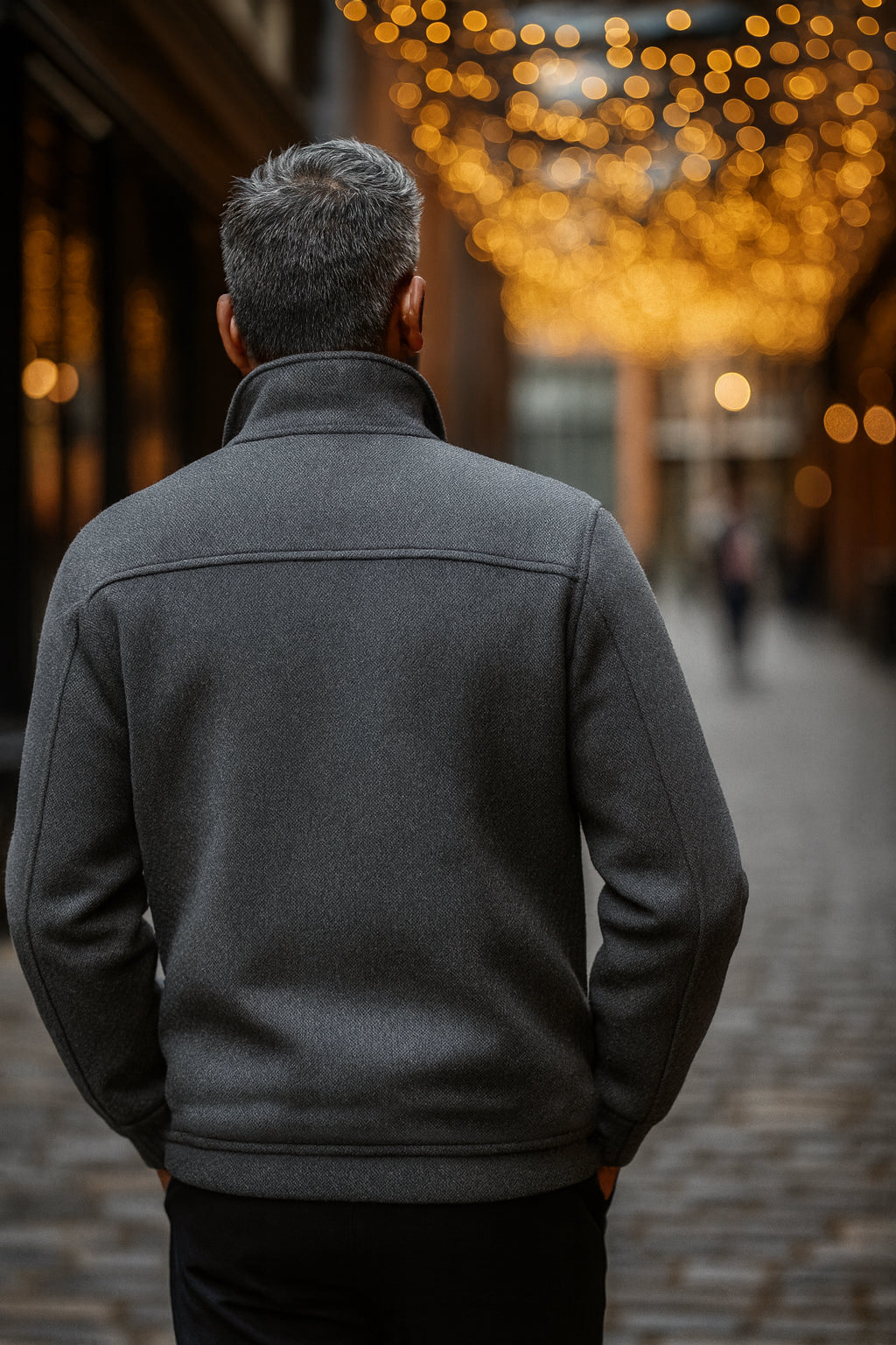 Ellery Grey Wool Harrington Jacket