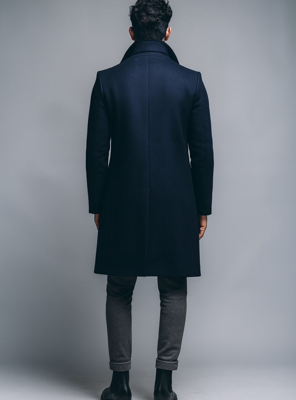 Wexford Navy Wool Peacoat