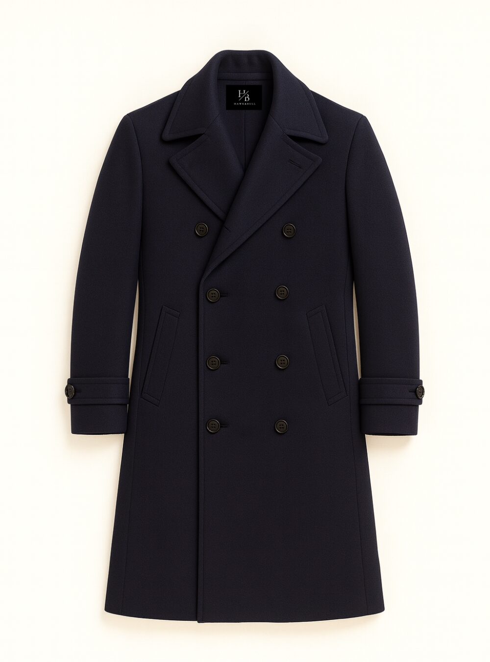 Wexford Navy Wool Peacoat